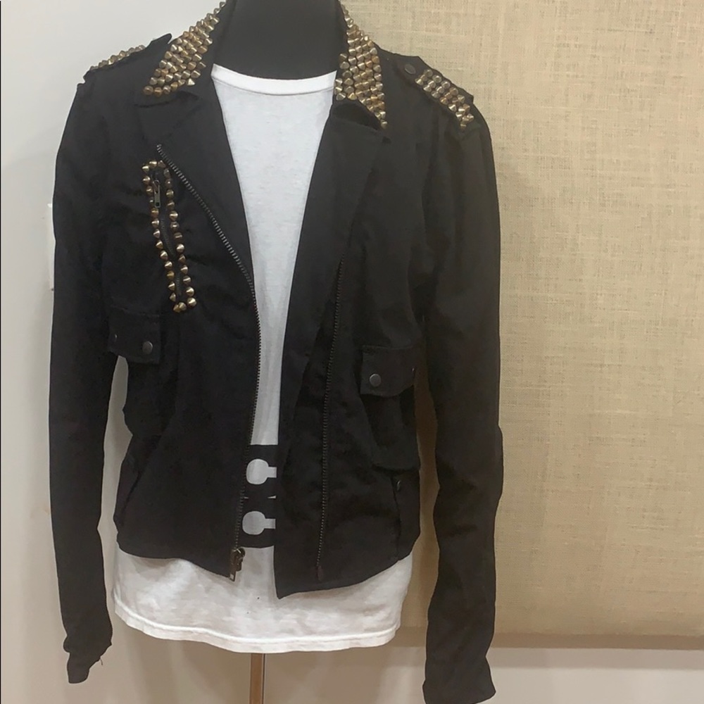 COPY - Ultra RARE BESS NYC studded Moto jacket